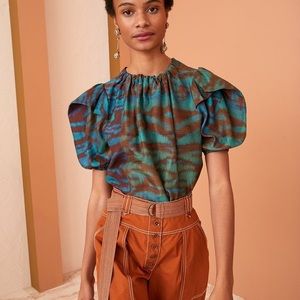 Ulla Johnson Emerald Neema Blouse!